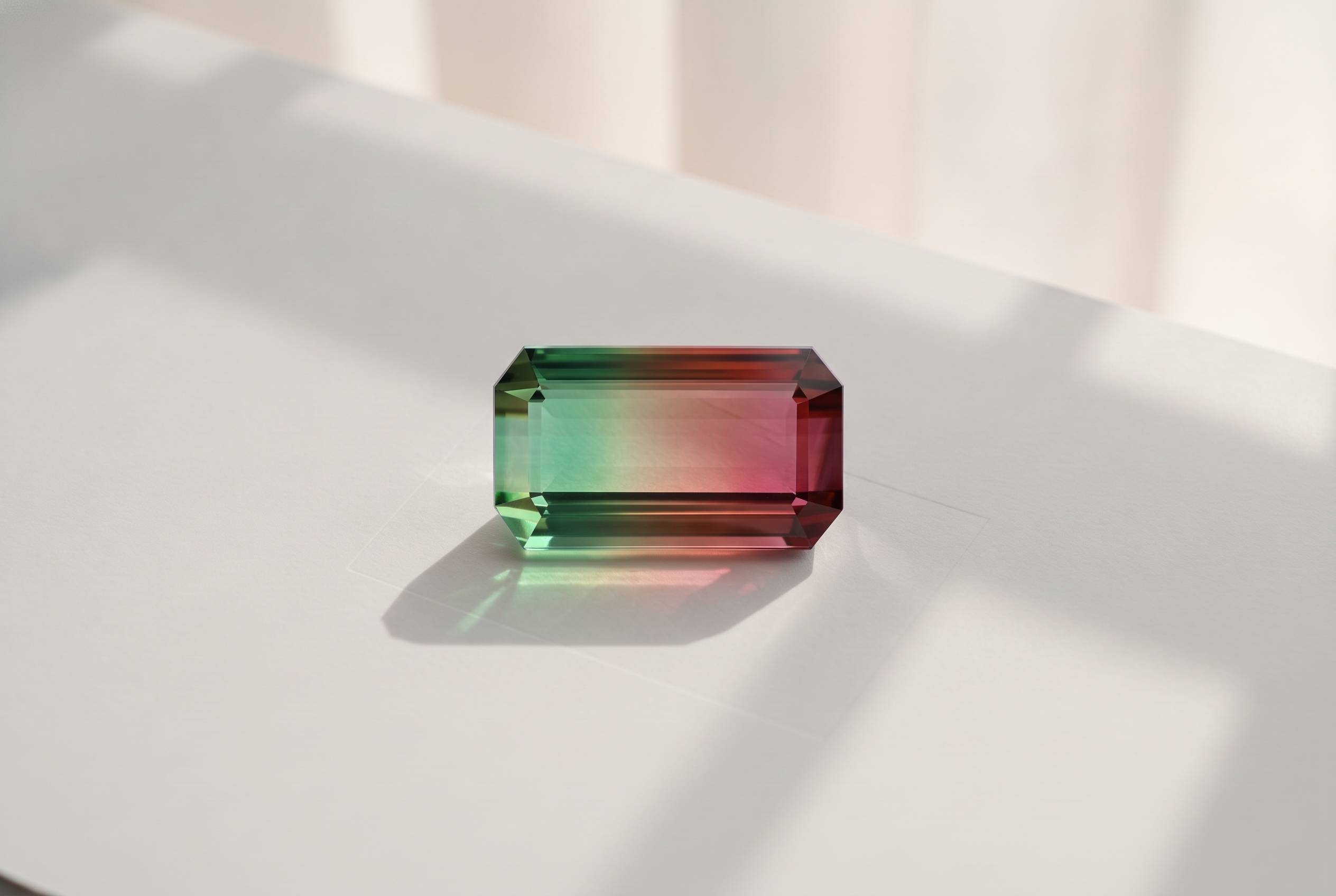 Bi Colour Tourmaline gemstones