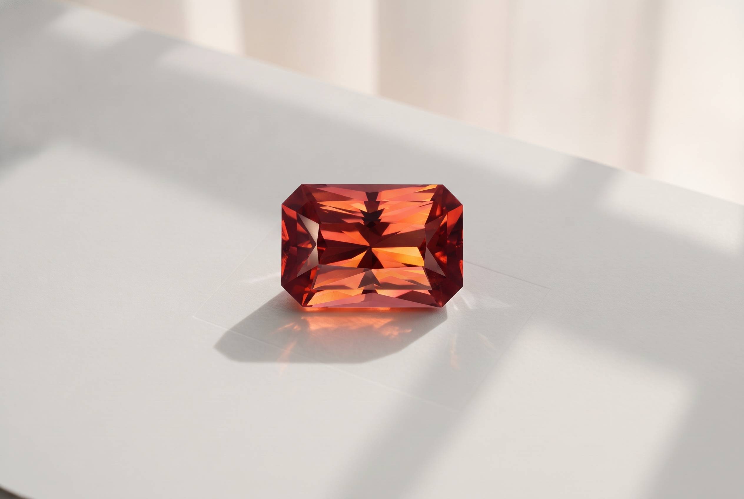 Orange Tourmaline gemstones
