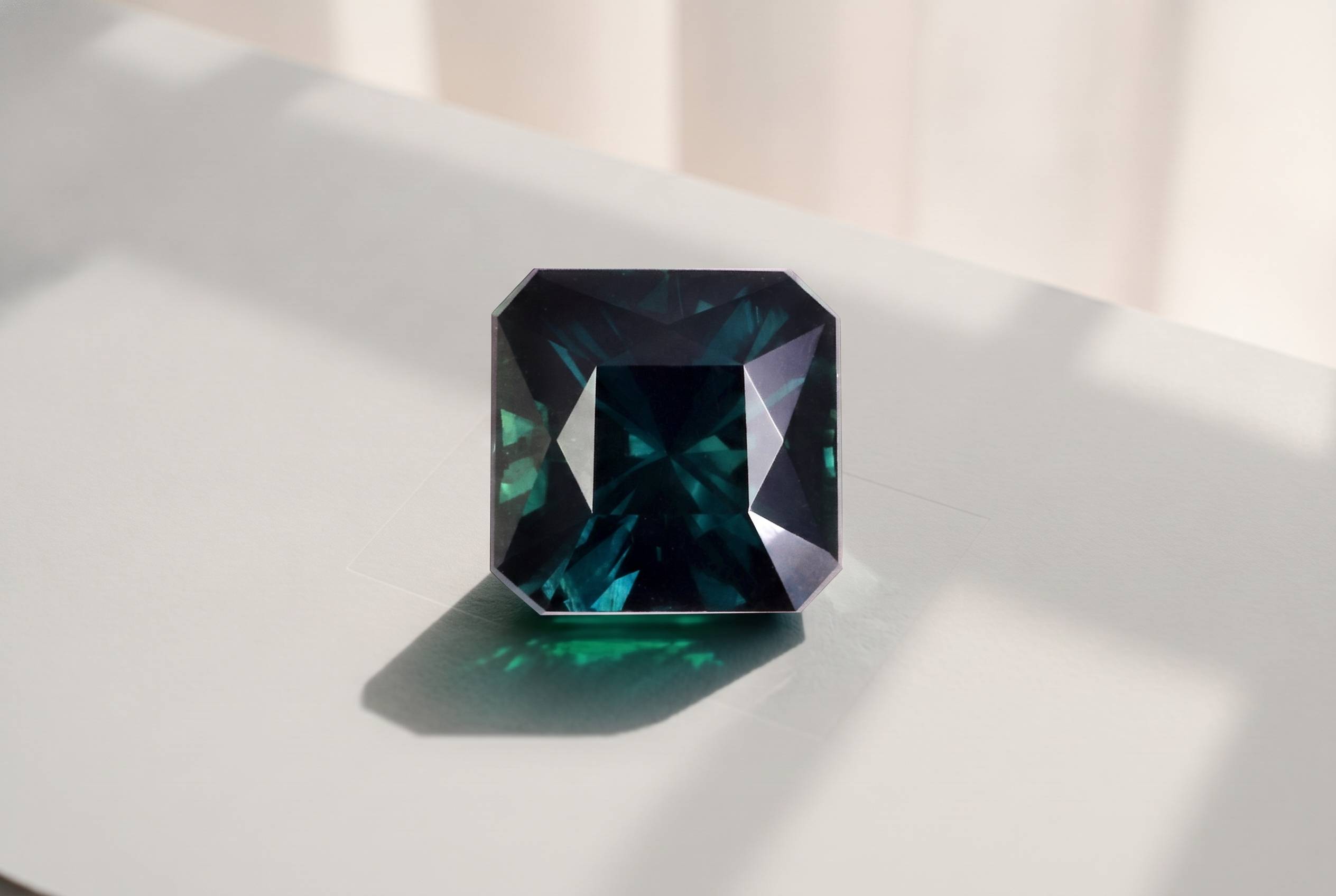 Teal Sapphire gemstones