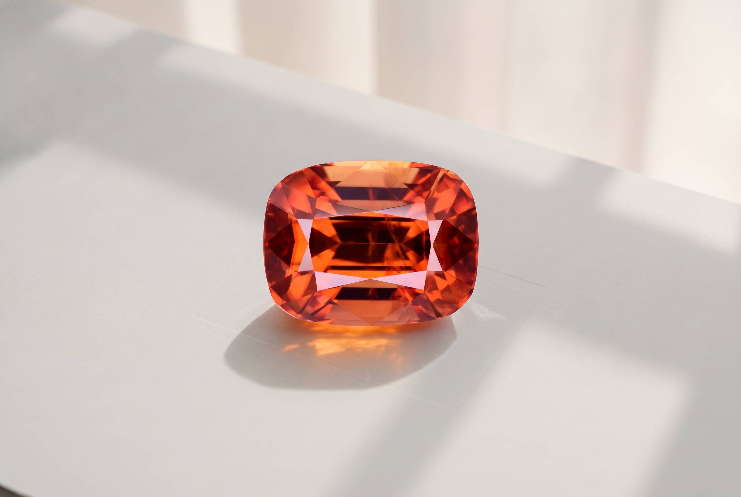 Orange Zircon gemstones