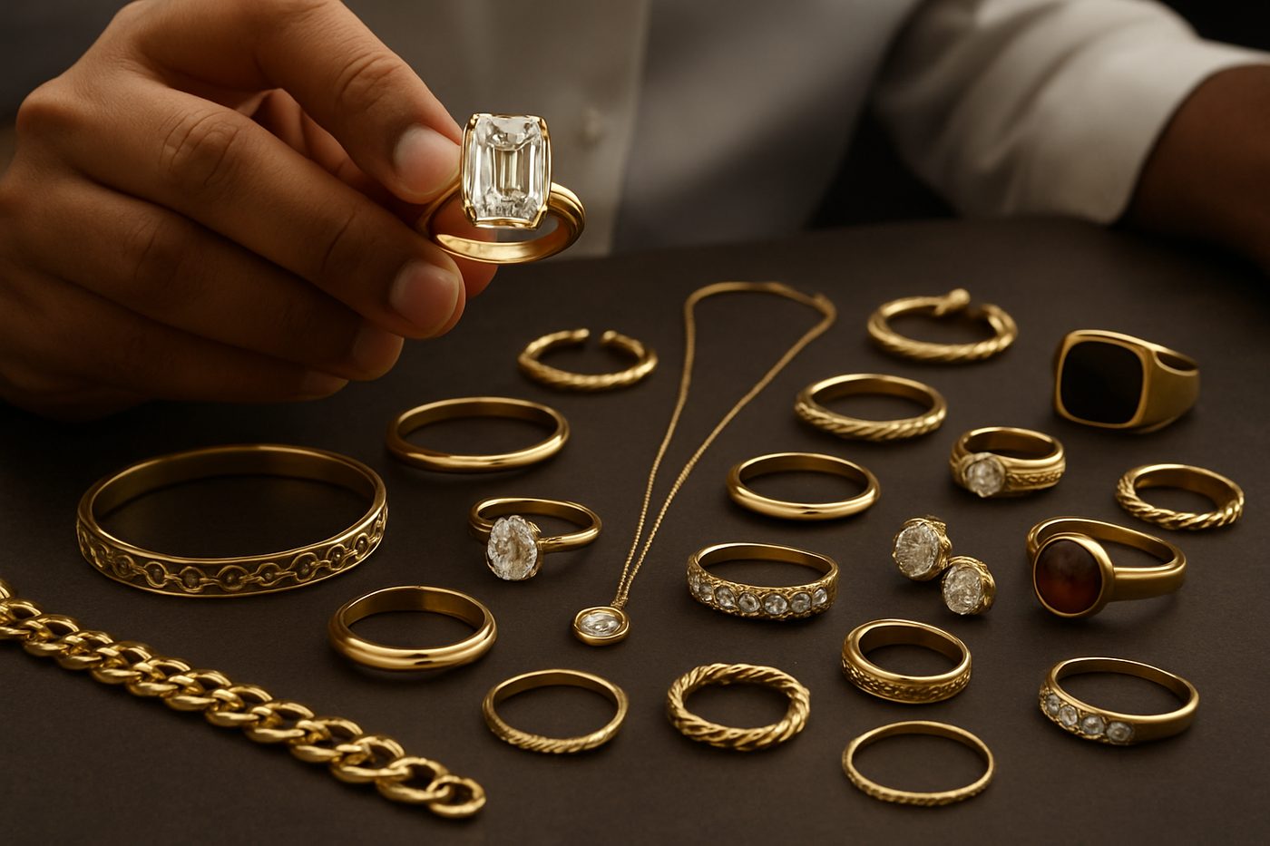 a collection of beautifully crafted jewelry pieces showcasing modern and heritage designs