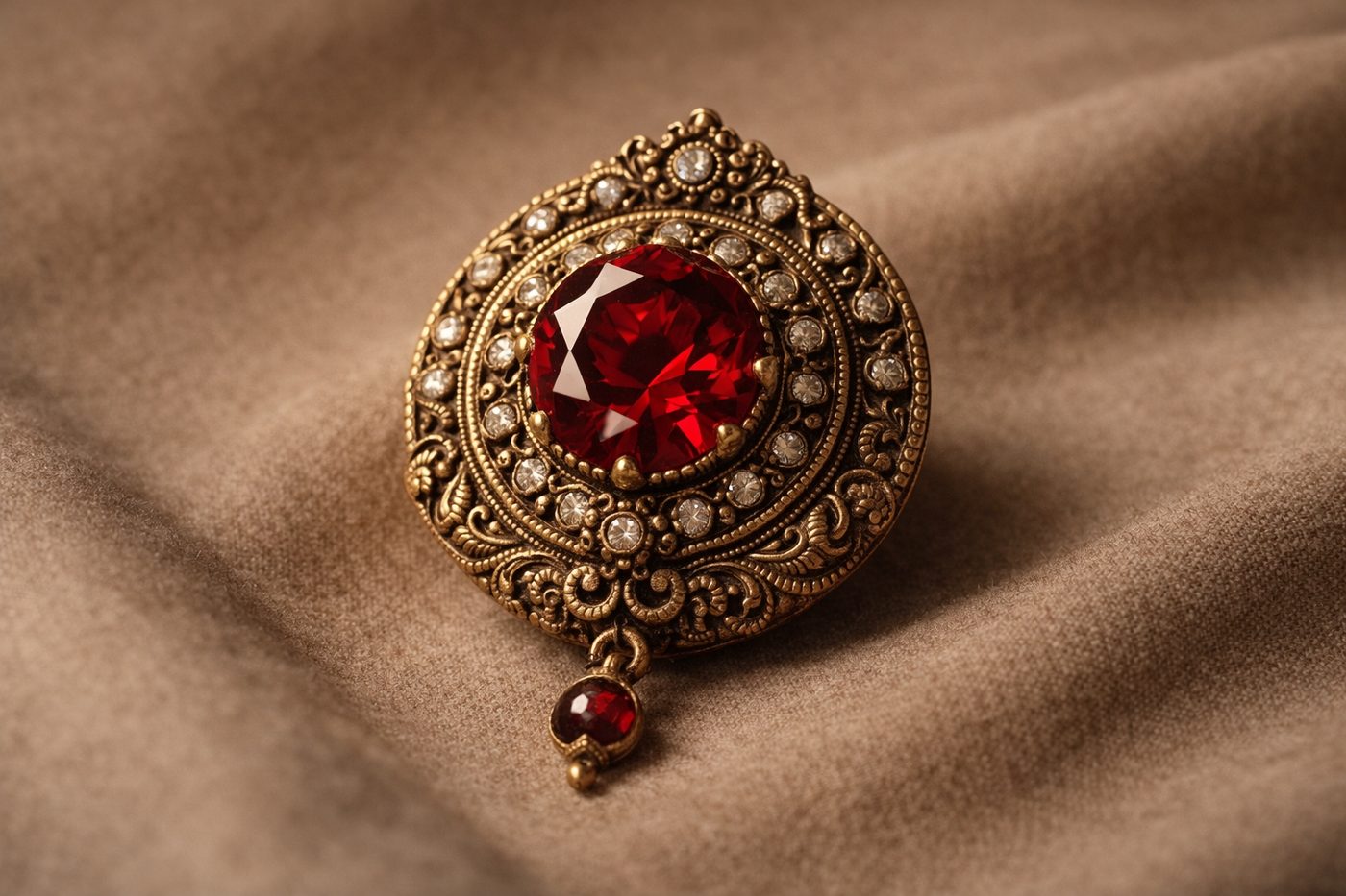 An ancient Indian ruby artifact showcasing its historical value