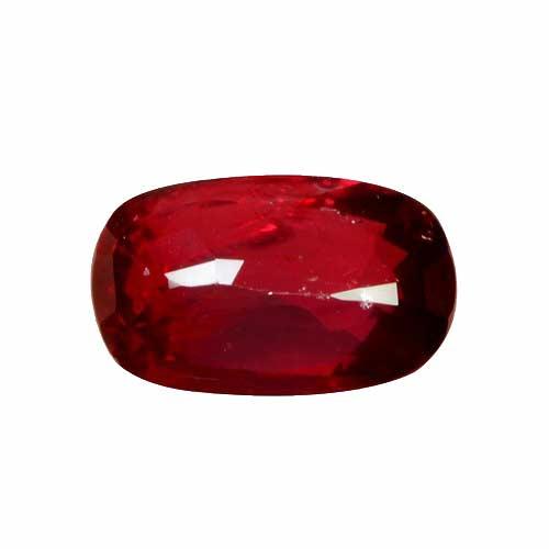 Pigeons Blood red mozambique ruby, 3.04ct cushion cut — view 2