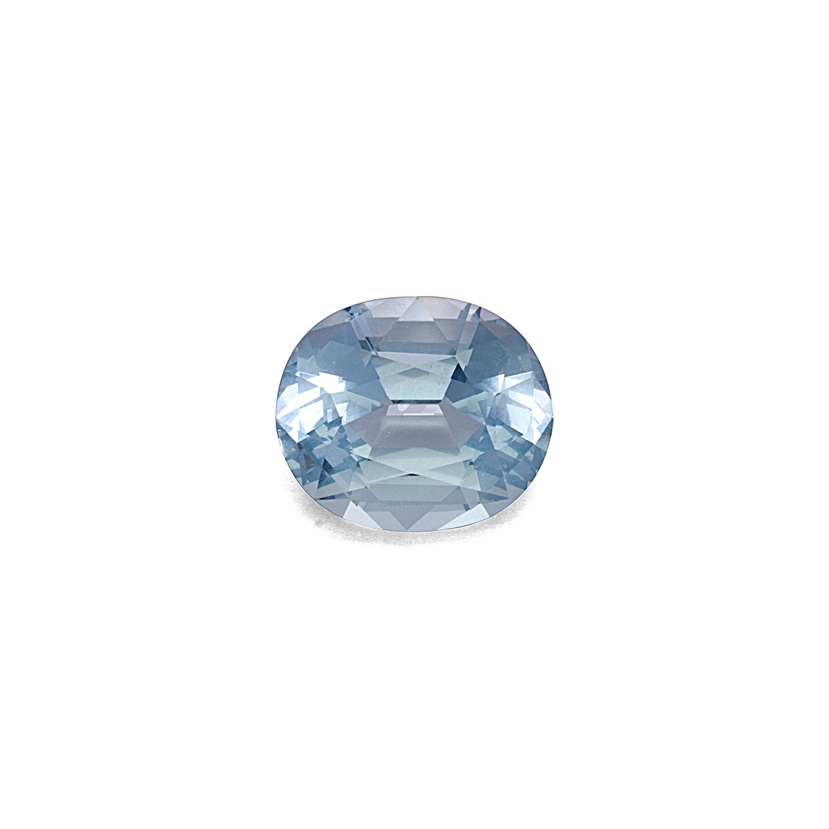 sky blue aquamarine, 9.8ct oval cut — main view