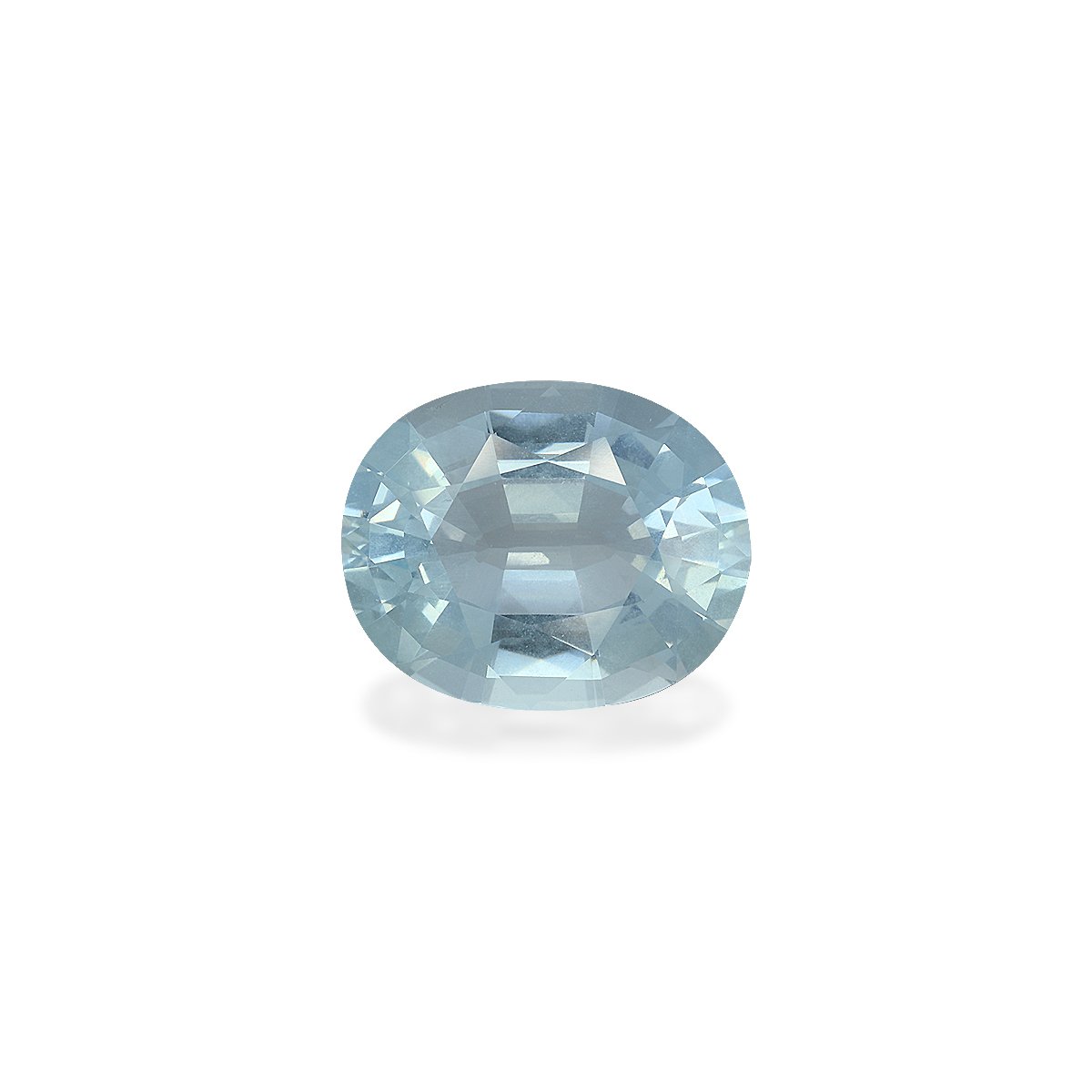 sky blue aquamarine, 13.34ct oval cut — main view