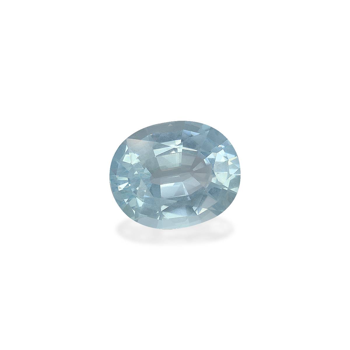sky blue aquamarine, 13.34ct oval cut — view 3