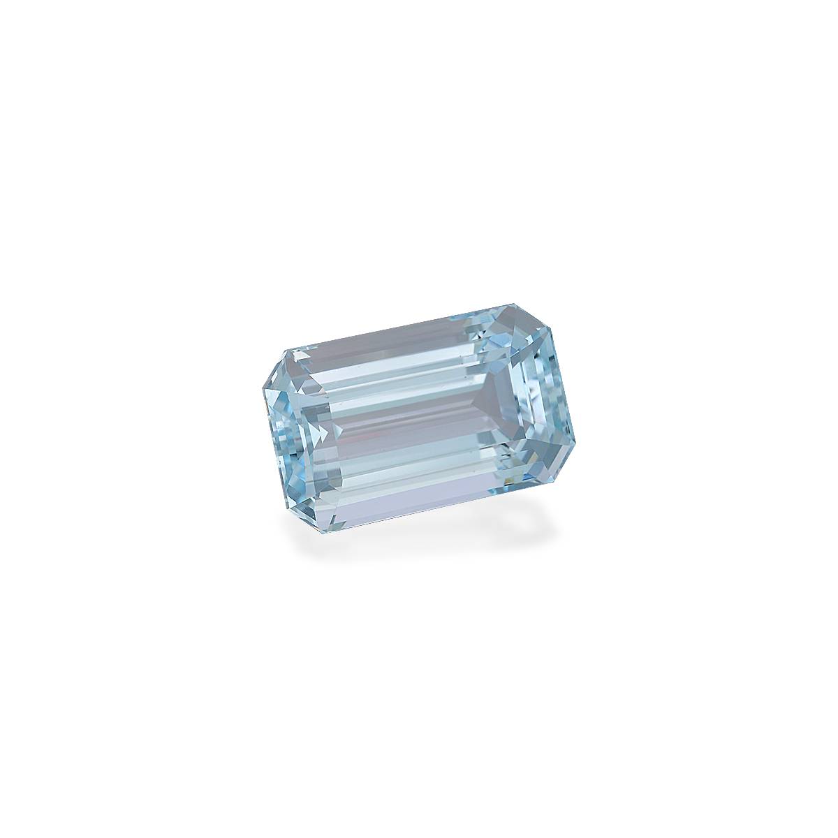 baby blue aquamarine, 18.54ct rectangular cut — view 2