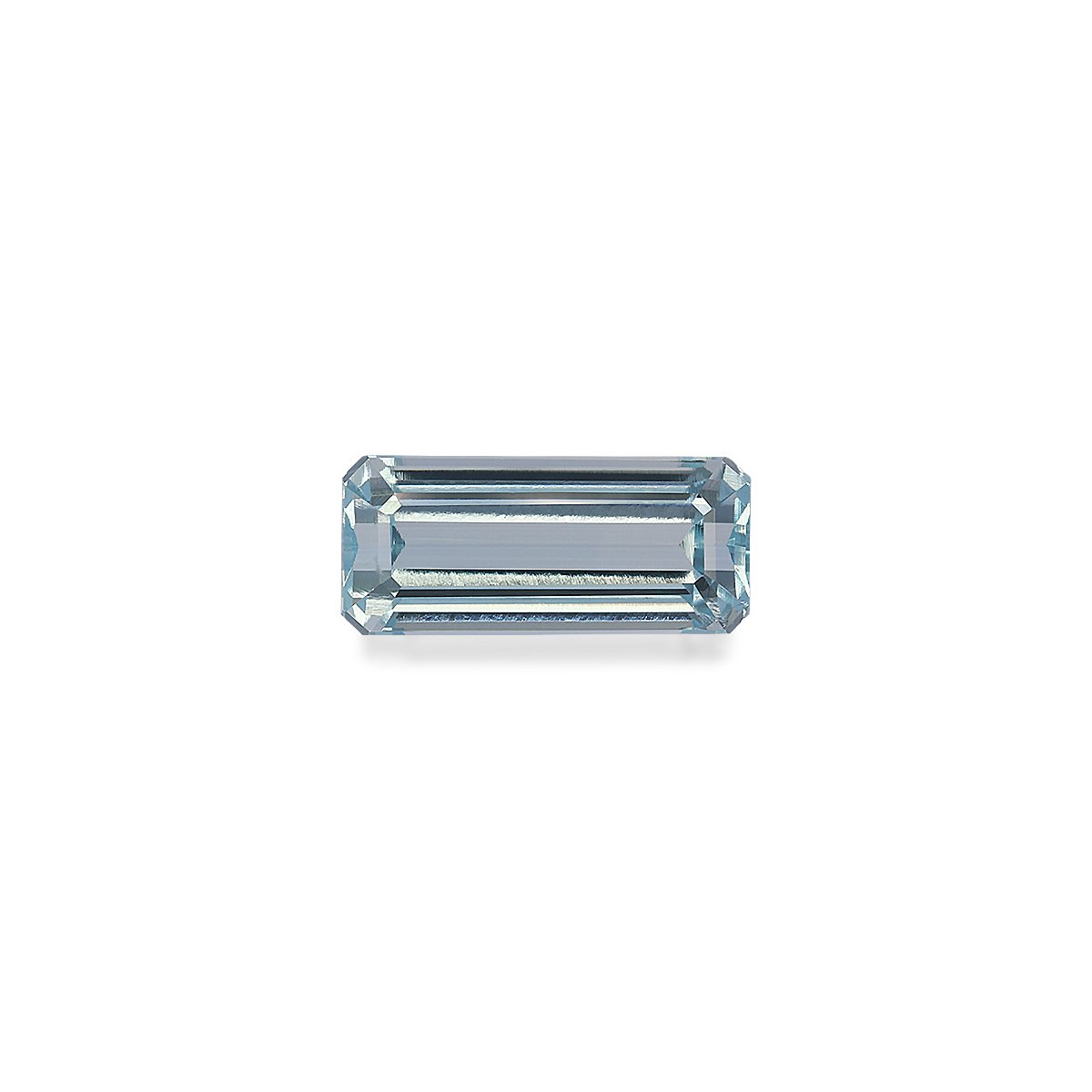 sky blue aquamarine, 8.63ct rectangular cut — main view