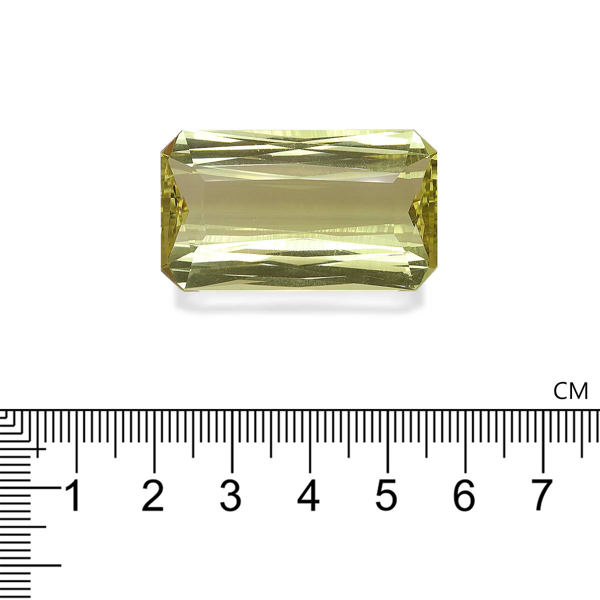 yellow beryl, 67.31ct rectangular cut — view 4