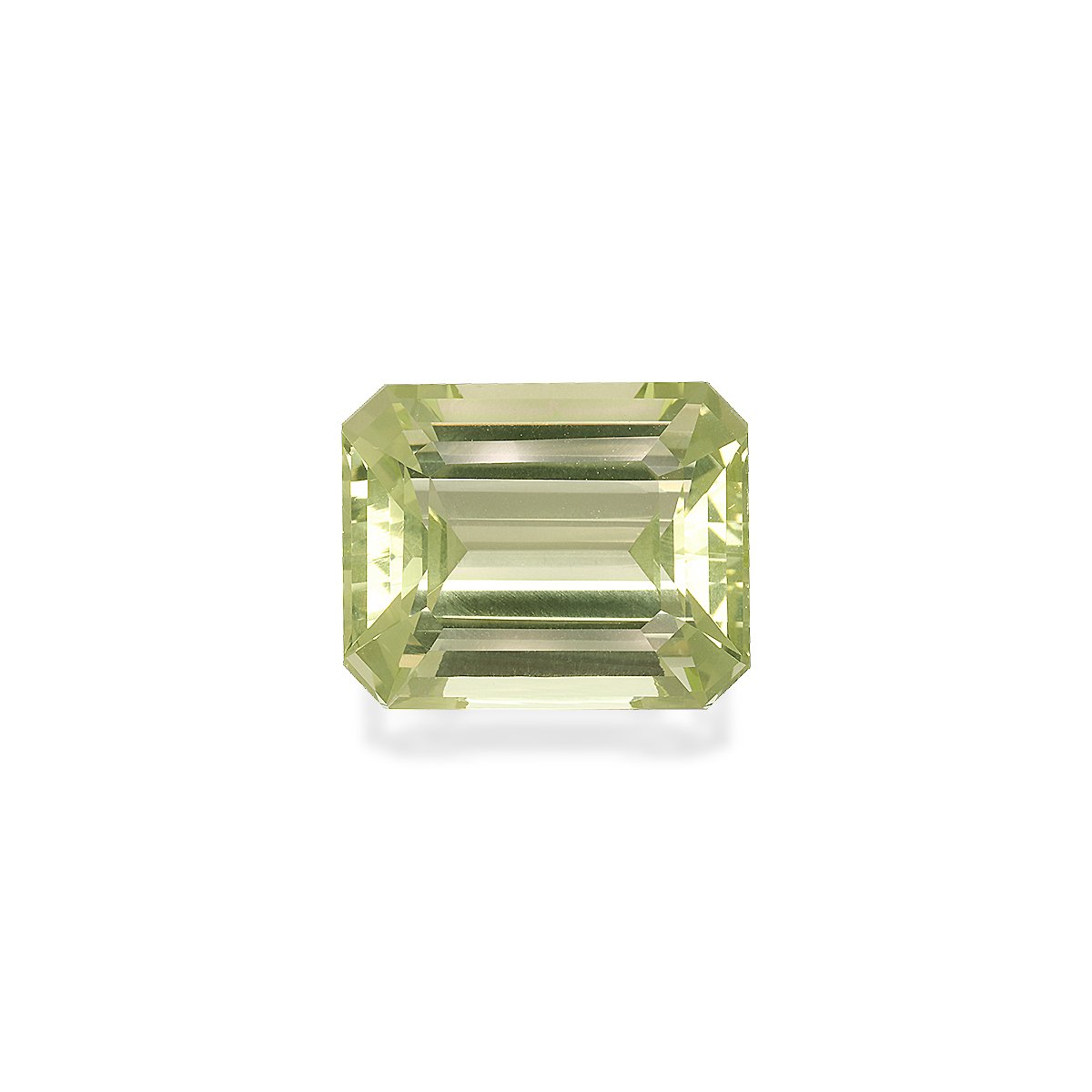 lime green beryl, 24.88ct rectangular cut — main view
