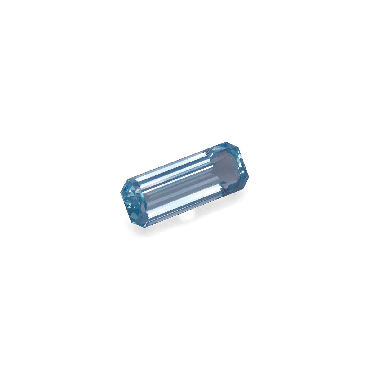 arctic blue aquamarine, 7.13ct rectangular cut — view 3