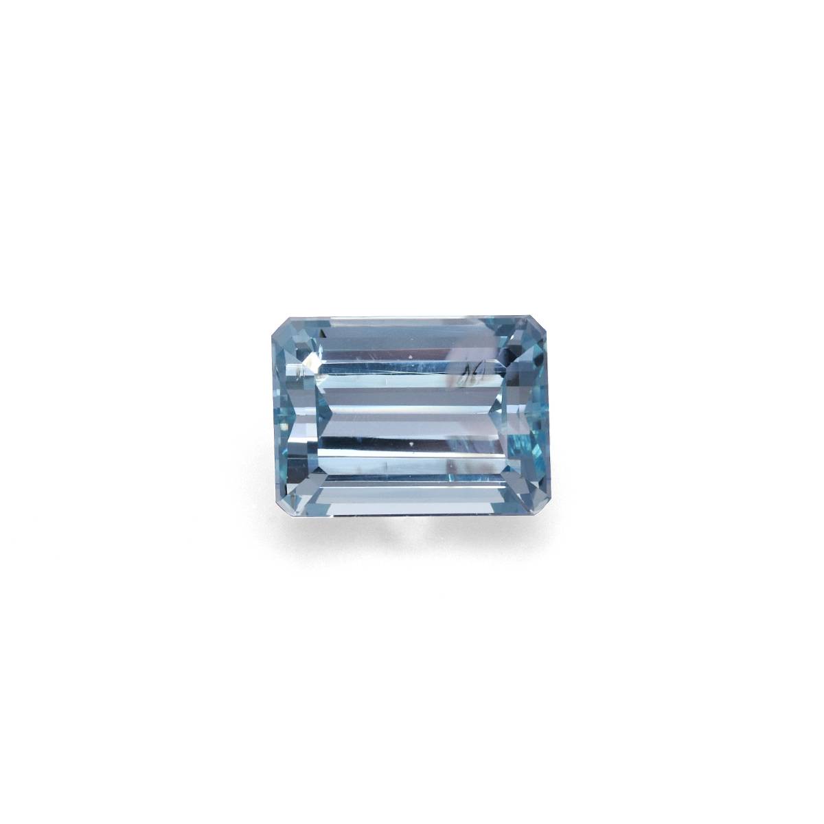 baby blue aquamarine, 7.54ct rectangular cut — main view