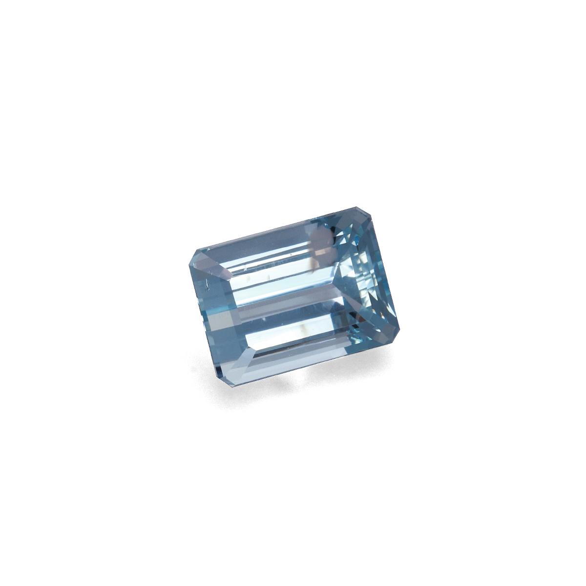 baby blue aquamarine, 7.54ct rectangular cut — view 3