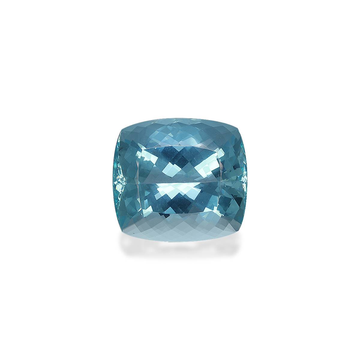 arctic blue aquamarine, 121.23ct cushion cut — main view
