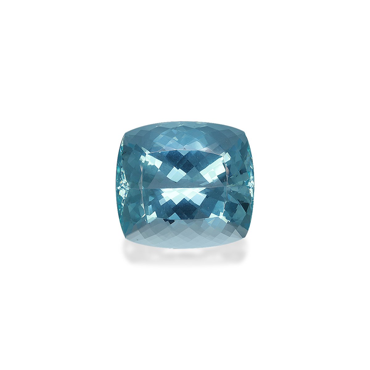 arctic blue aquamarine, 121.23ct cushion cut — main view
