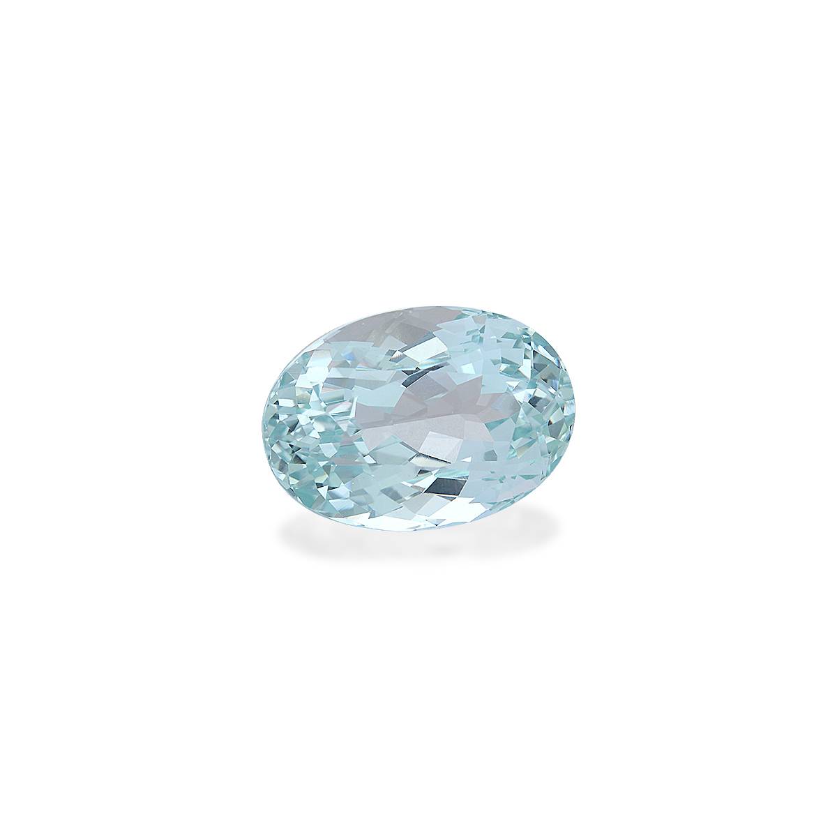 seafoam green aquamarine, 12.99ct oval cut — view 3