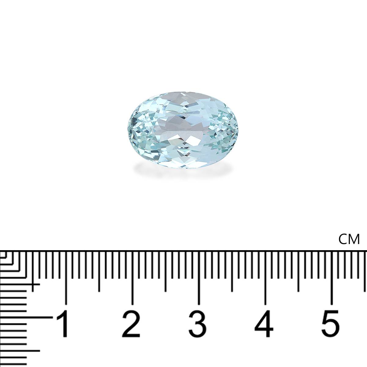 seafoam green aquamarine, 12.99ct oval cut — view 4
