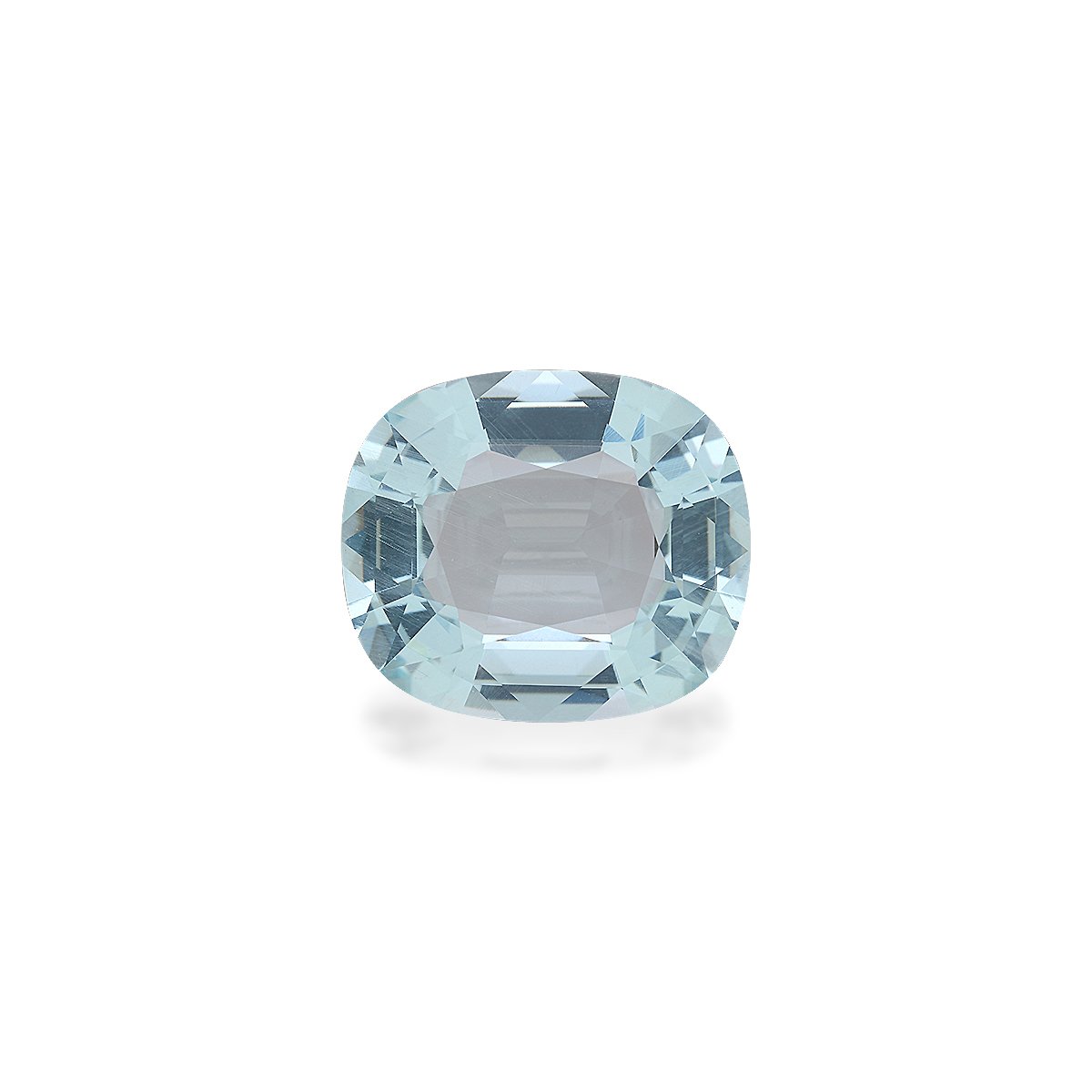 sky blue aquamarine, 25.42ct cushion cut — main view