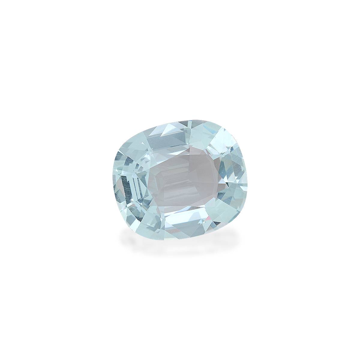 sky blue aquamarine, 25.42ct cushion cut — view 3