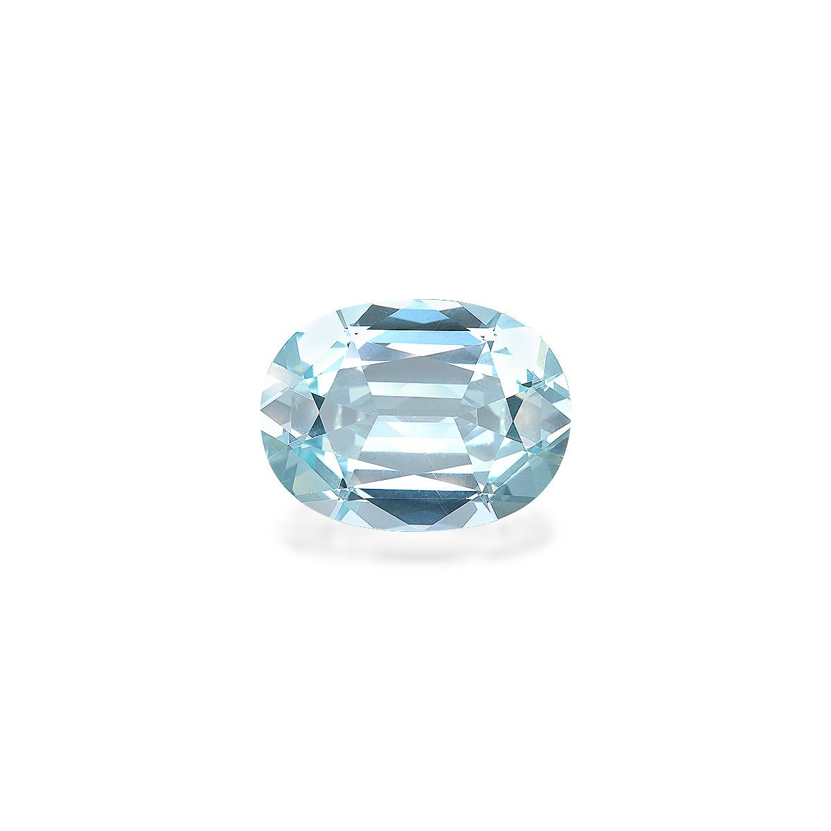 sky blue aquamarine, 25.05ct cushion cut — main view