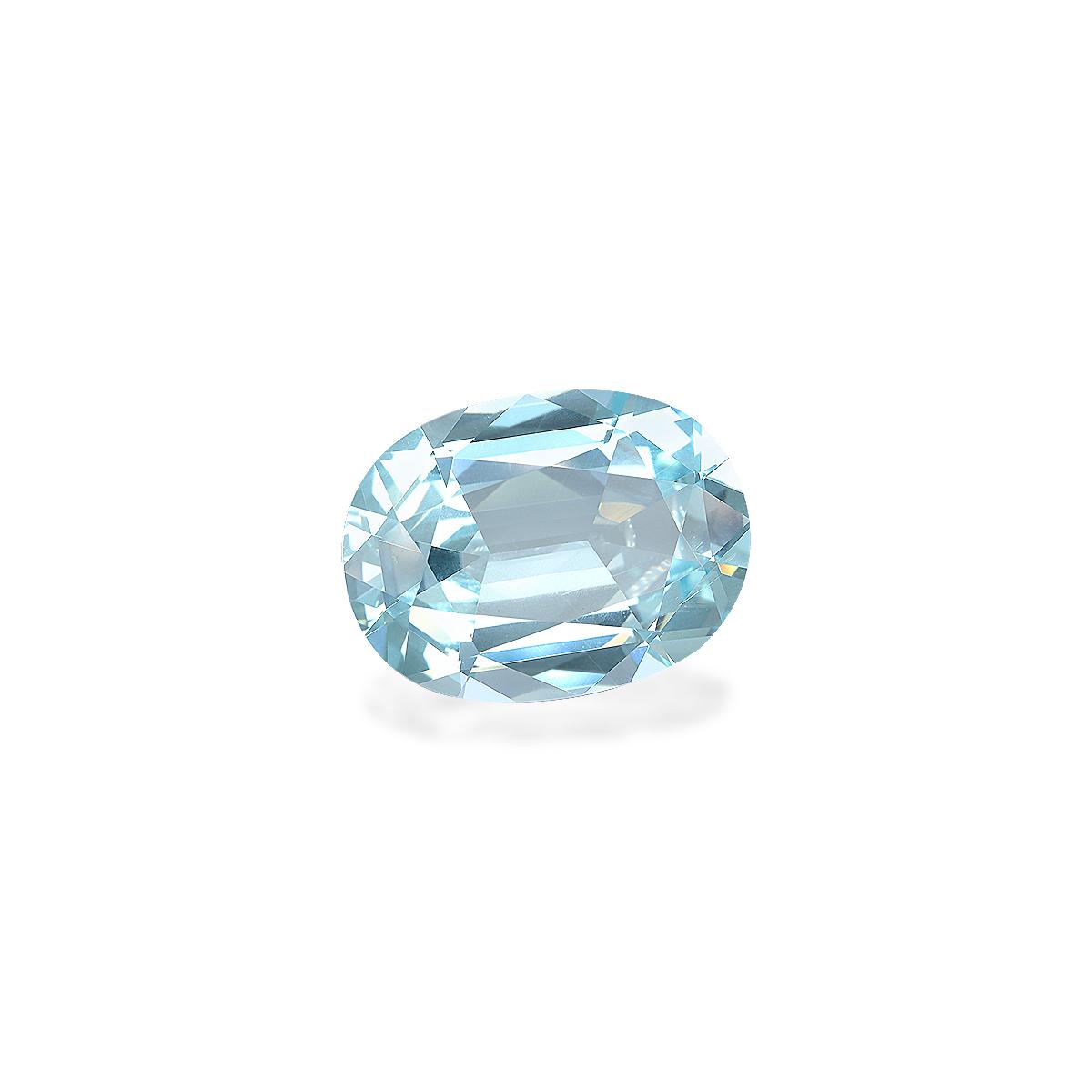 sky blue aquamarine, 25.05ct cushion cut — view 3