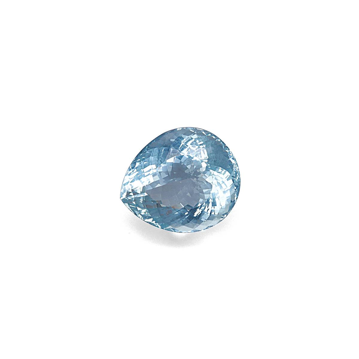 sky blue aquamarine, 12.41ct pear cut — main view
