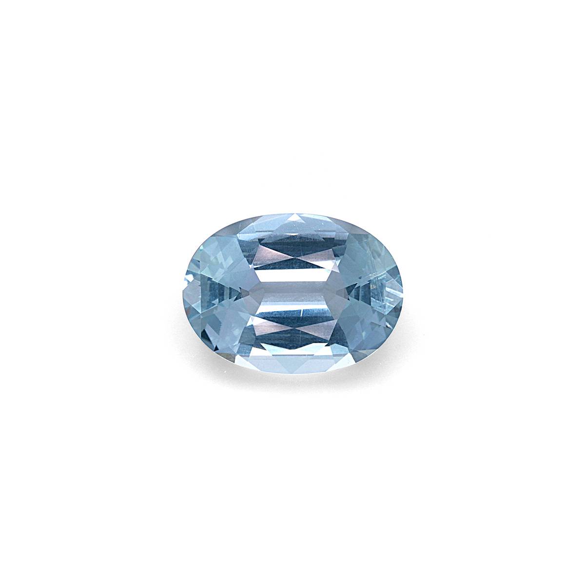 sky blue aquamarine, 10.85ct oval cut — main view