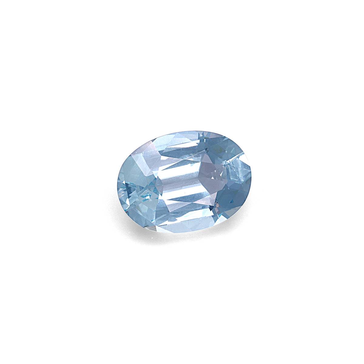 sky blue aquamarine, 10.85ct oval cut — view 3