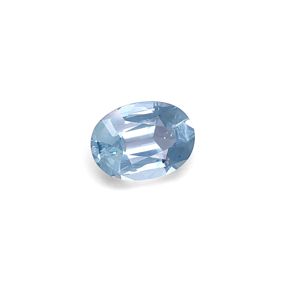 sky blue aquamarine, 10.85ct oval cut — view 3
