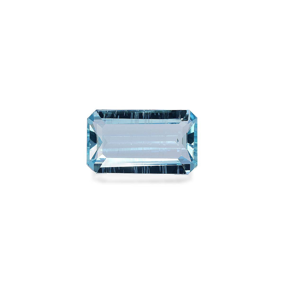 arctic blue aquamarine, 7.54ct rectangular cut — main view