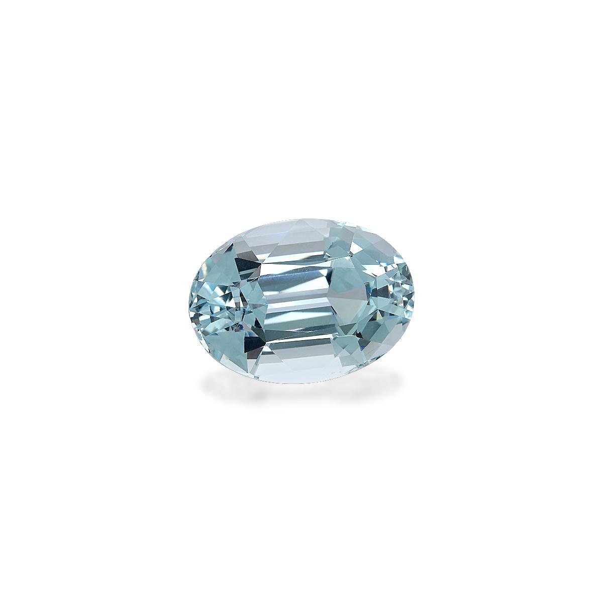 sky blue aquamarine, 28.04ct oval cut — view 3