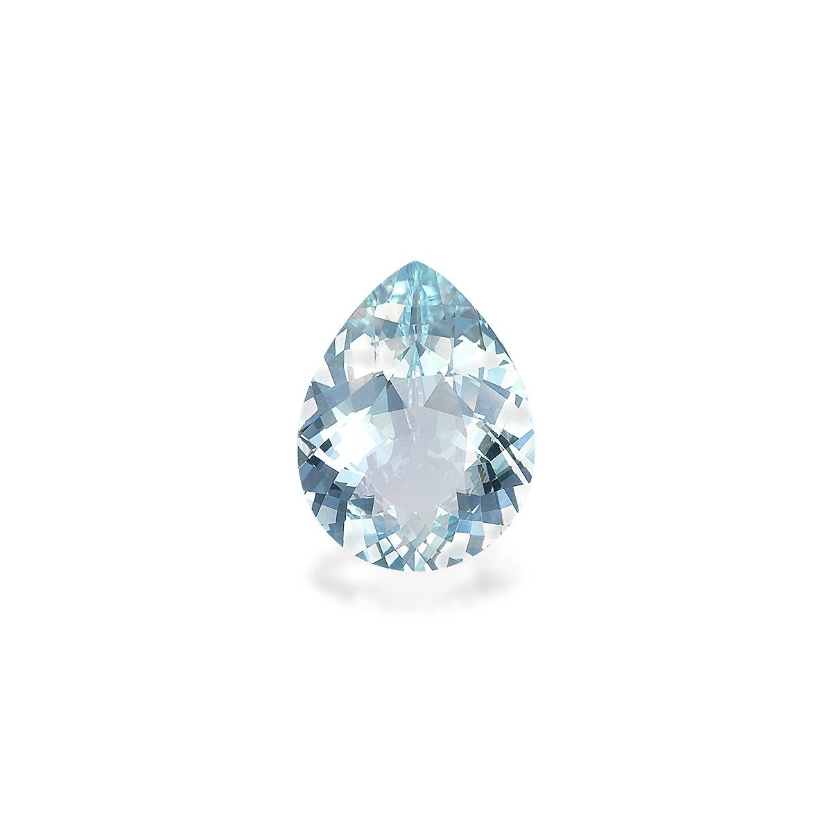 sky blue aquamarine, 10.8ct pear cut — main view