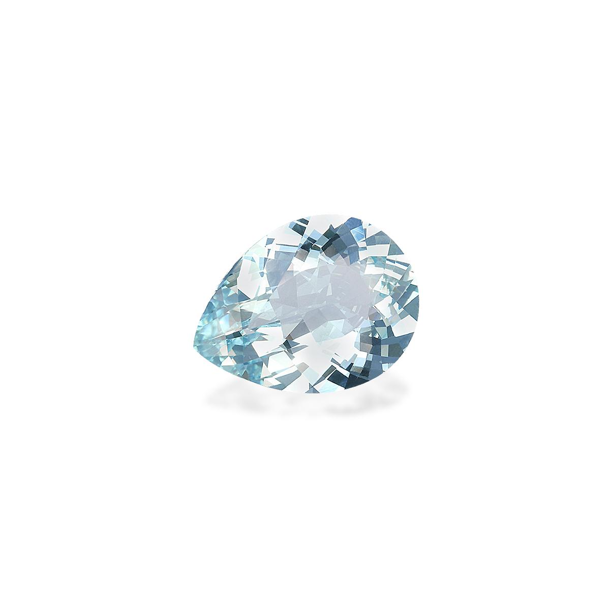 sky blue aquamarine, 10.8ct pear cut — view 3