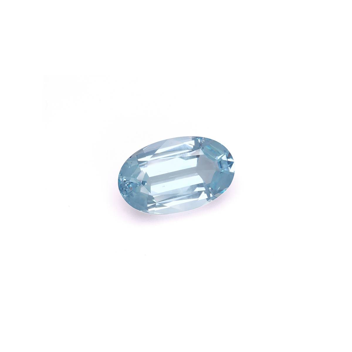 baby blue aquamarine, 14.5ct oval cut — view 2