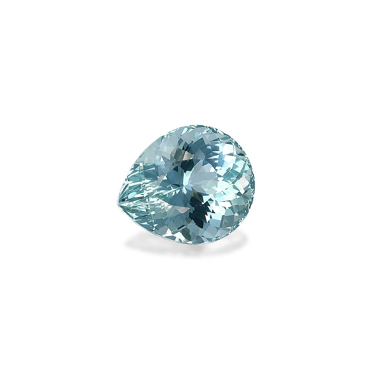 mist green aquamarine, 11.57ct pear cut — view 3