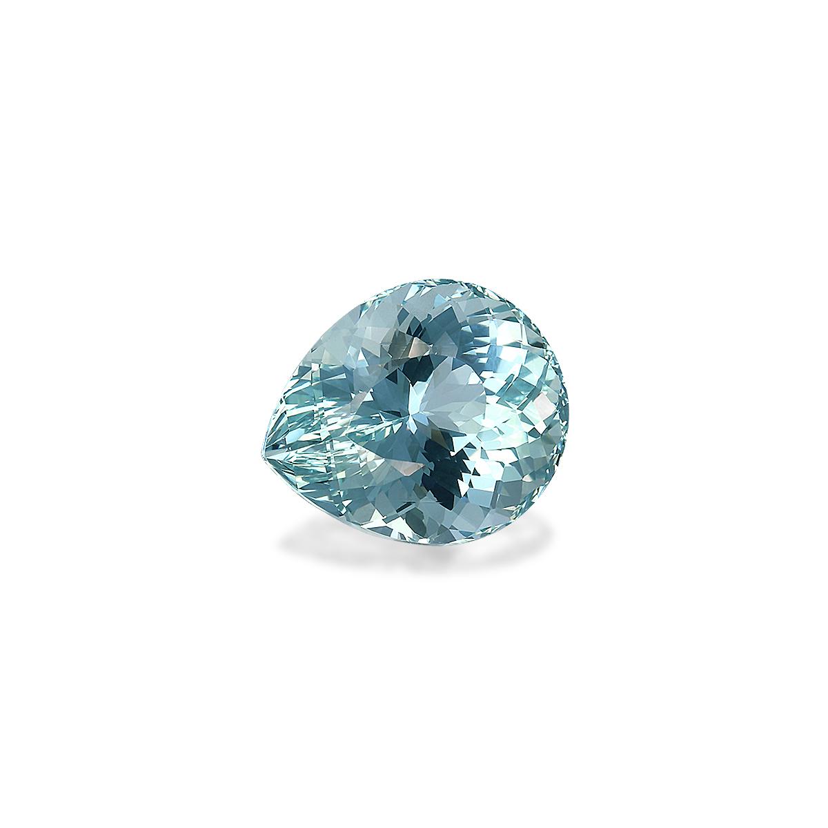 mist green aquamarine, 11.57ct pear cut — view 3