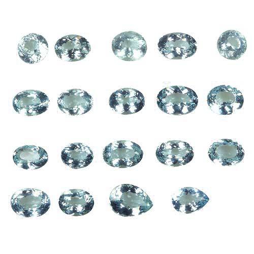 aquamarine, 17.59ct mix cut — main view