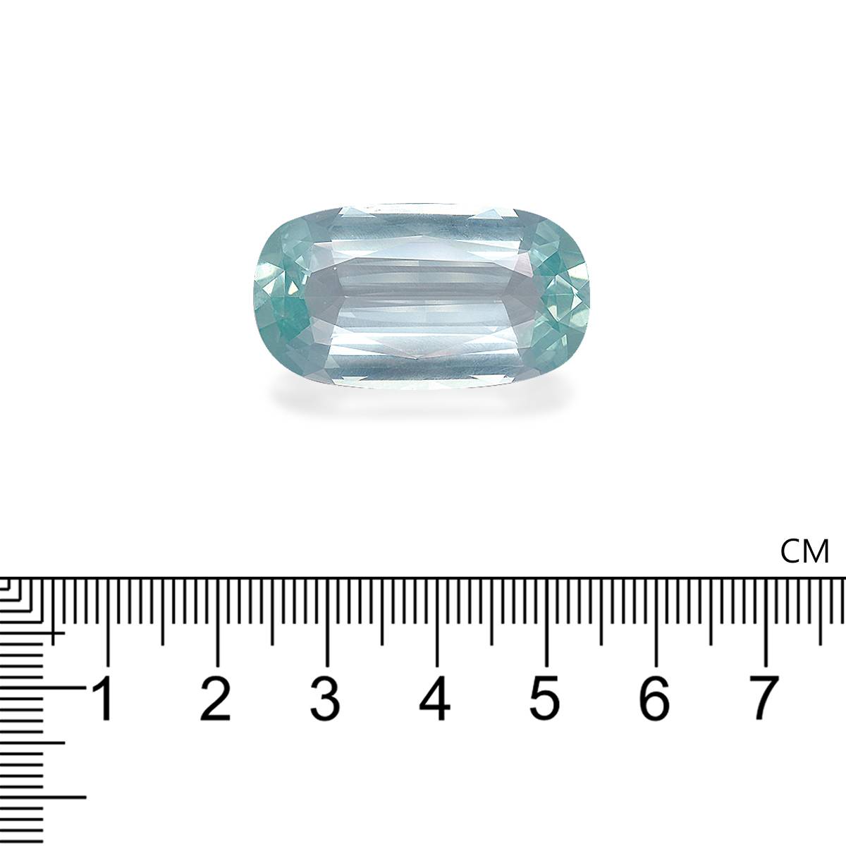 seafoam green aquamarine, 32.66ct oval cut — view 4