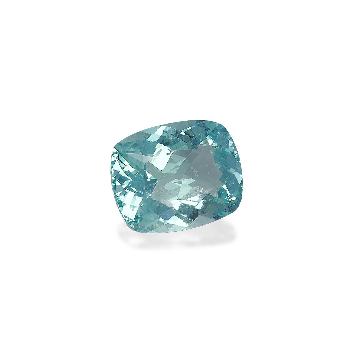 sky blue aquamarine, 28.3ct cushion cut — view 3