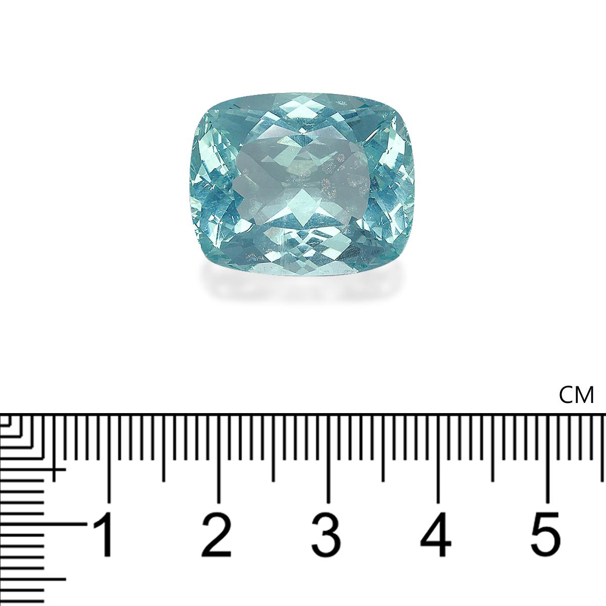 sky blue aquamarine, 23.98ct cushion cut — view 4