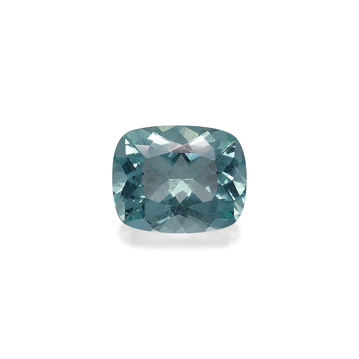 seafoam green aquamarine, 14.39ct cushion cut — main view