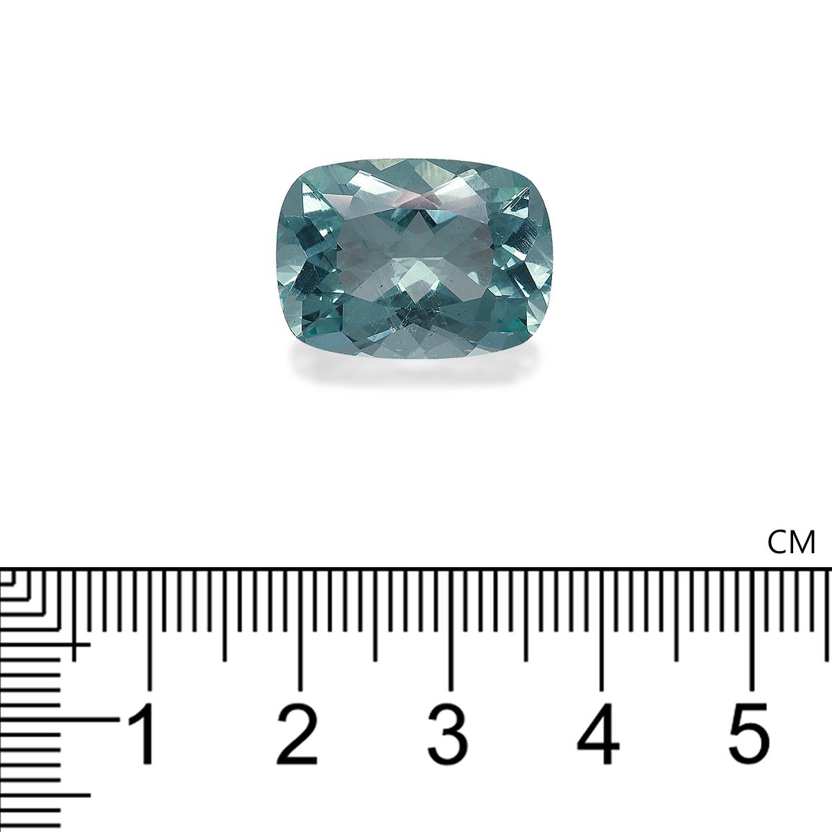 seafoam green aquamarine, 14.39ct cushion cut — view 4