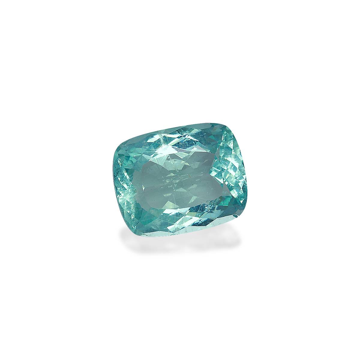 seafoam green aquamarine, 57.9ct cushion cut — view 3