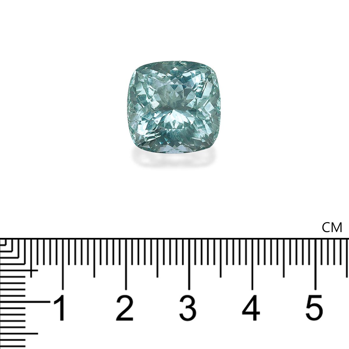 seafoam green aquamarine, 15.09ct cushion cut — view 4