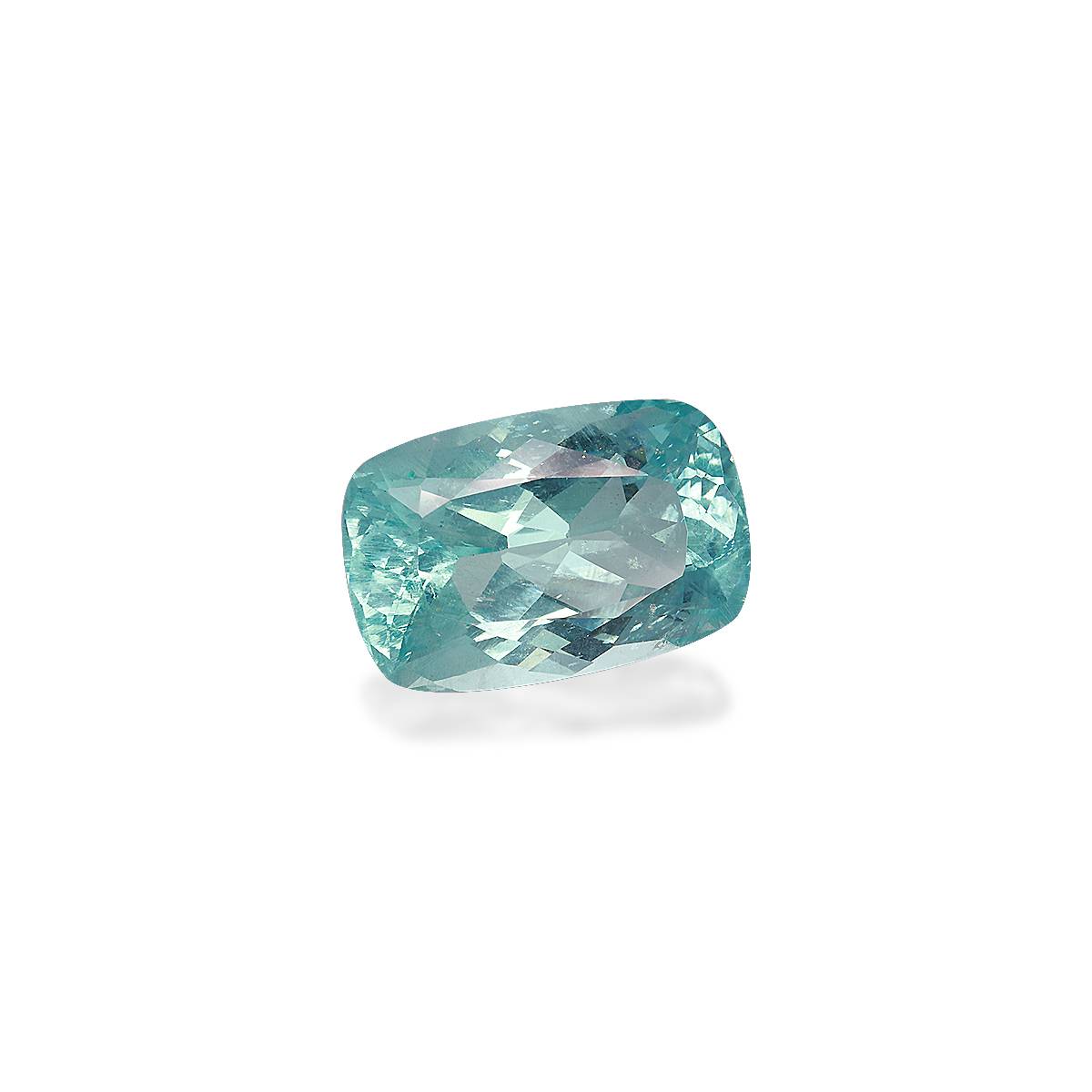 sky blue aquamarine, 30.75ct cushion cut — view 3