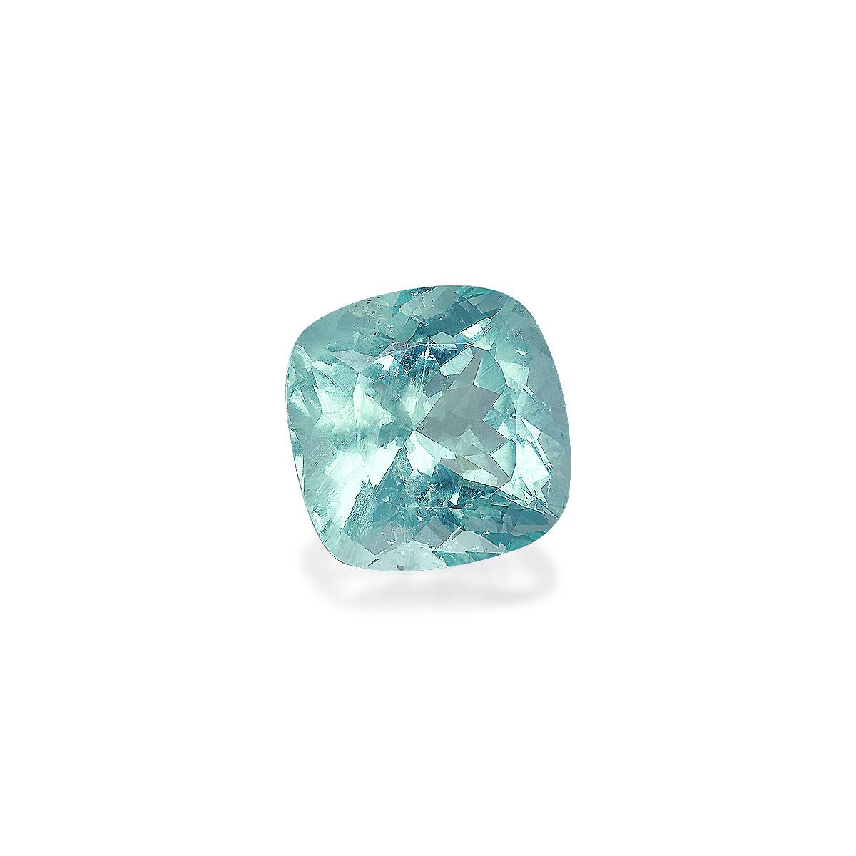 sky blue aquamarine, 29.98ct cushion cut — view 3
