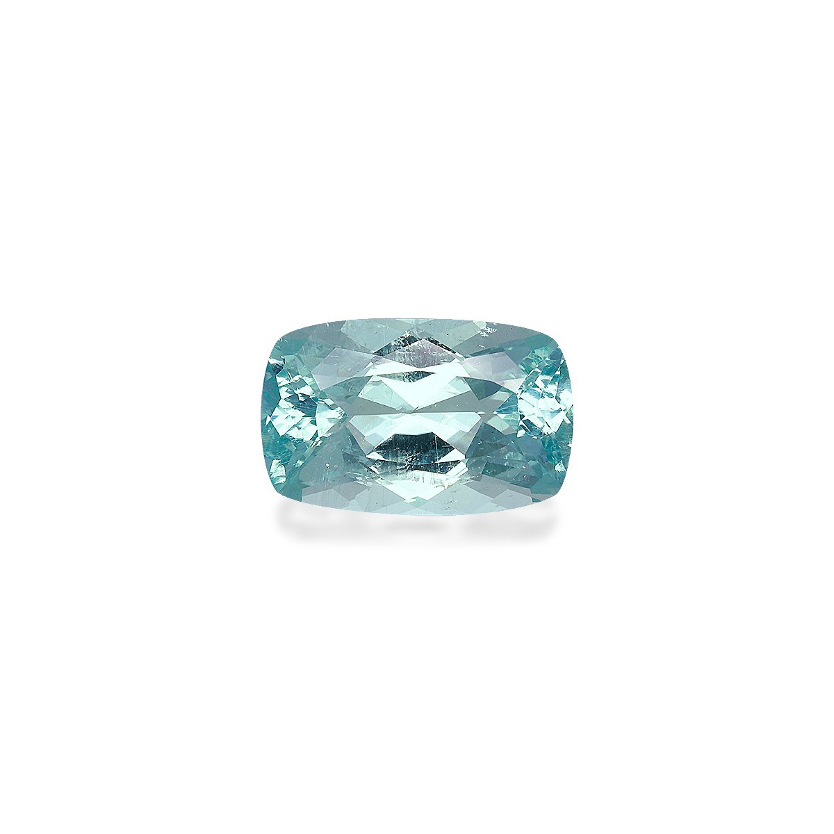 sky blue aquamarine, 16.21ct cushion cut — main view
