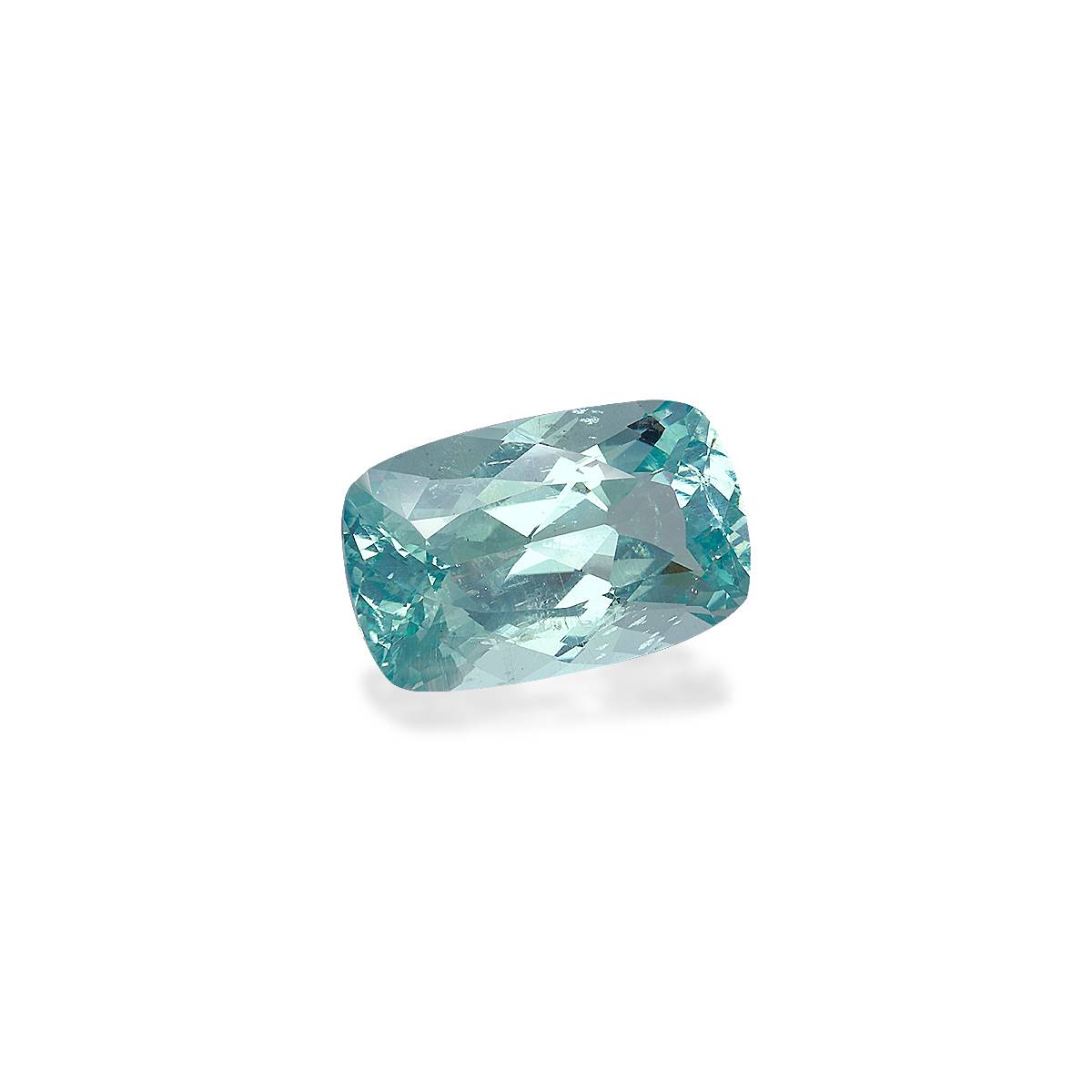 sky blue aquamarine, 16.21ct cushion cut — view 3