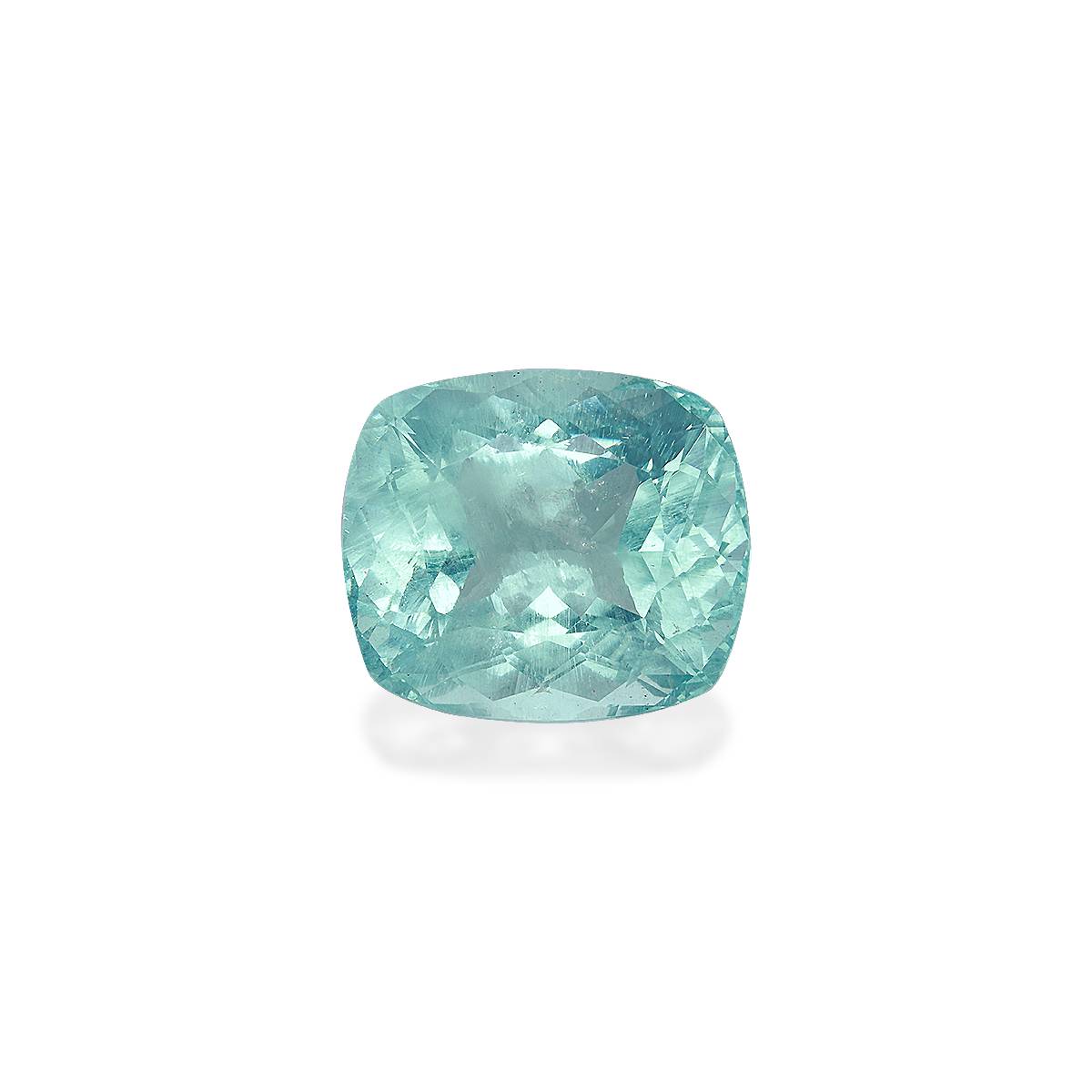 sky blue aquamarine, 32.24ct cushion cut — main view