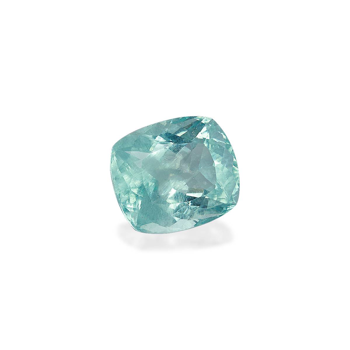 sky blue aquamarine, 32.24ct cushion cut — view 3